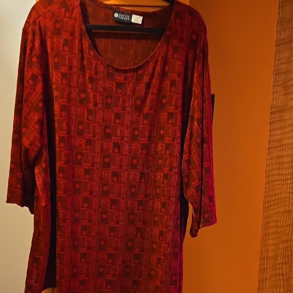 Maggie Barnes Red Women's Top